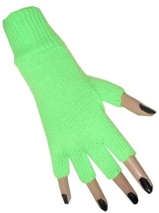 10830 vingerloze handschoenen fluor groen