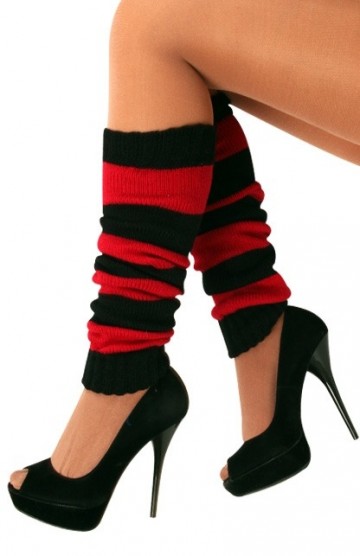 13242 beenwarmers zwart rood