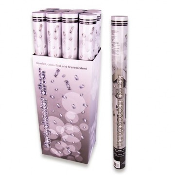 19064 slowfall partyshooter 60 cm luchtdruk metallic zilver kleurvast en brandvertragend worp ca 6 meter 595 0