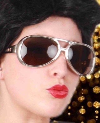 30036 elvis bril zilver 595
