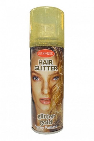 43012 haarspray glitter goud 125ml new