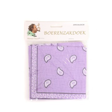52200 boerenzakdoek lila 1