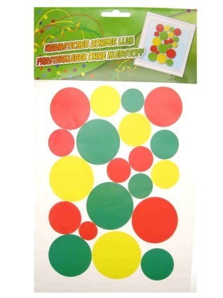 55538 raamsticker confetti 35x50 cm 599