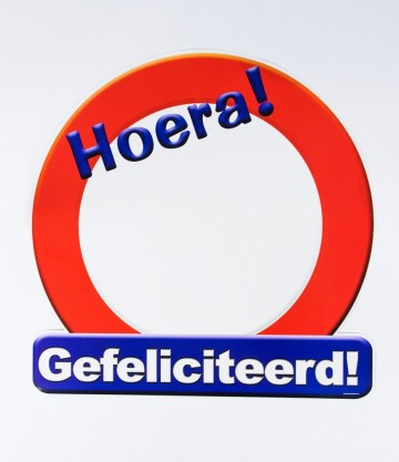 7005010 huldeschild gefeliciteerd 395