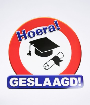 7005021 huldeschild geslaagd school 395