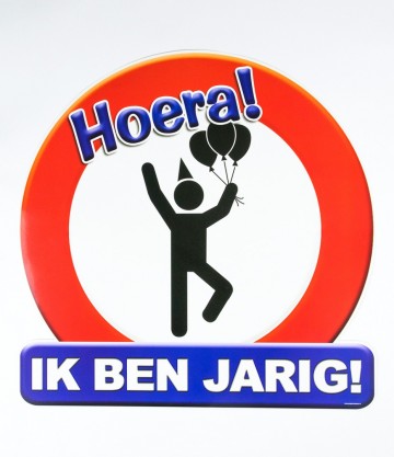 7005031 huldeschild ik ben jarig 395