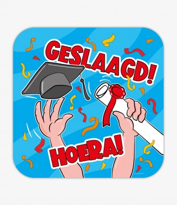 7005035 huldeschild geslaagd cartoon 395
