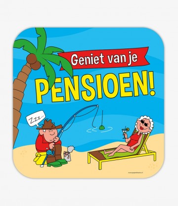 7005036 huldeschild pensioen cartoon 395