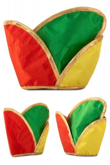 75746 mini prinsenmuts roo geel groen one size 499 2