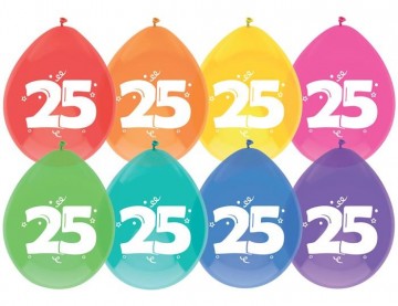 Ballonnen 25 30cm 8 stuks 442214 225