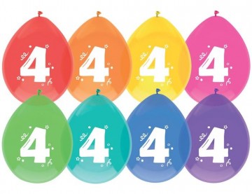 Ballonnen 4 30cm 8 stuks 442204 225