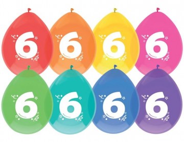 Ballonnen 6 30cm 8 stuks 442206 225