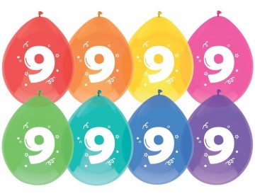 Ballonnen 9 30cm 8 stuks 442209 225