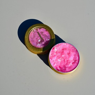 X sins 14 fel licht roze gezicht glitters